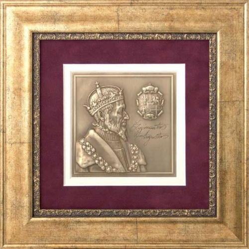 Reljefinės grafikos paveikslas - Žygimantas Augustas