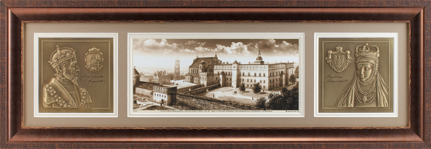 Grafikos paveikslas Renesansiniai LDK rūmai Vilniuje. LDK Zigmanto Vazos laikai